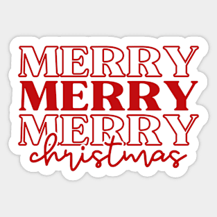 Merry Christmas Sticker